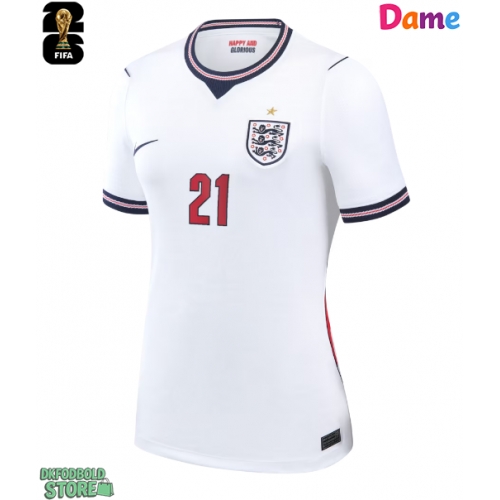 England Eberechi Eze #21 Replika Hjemmebanetrøje Dame VM 2026 Kortærmet